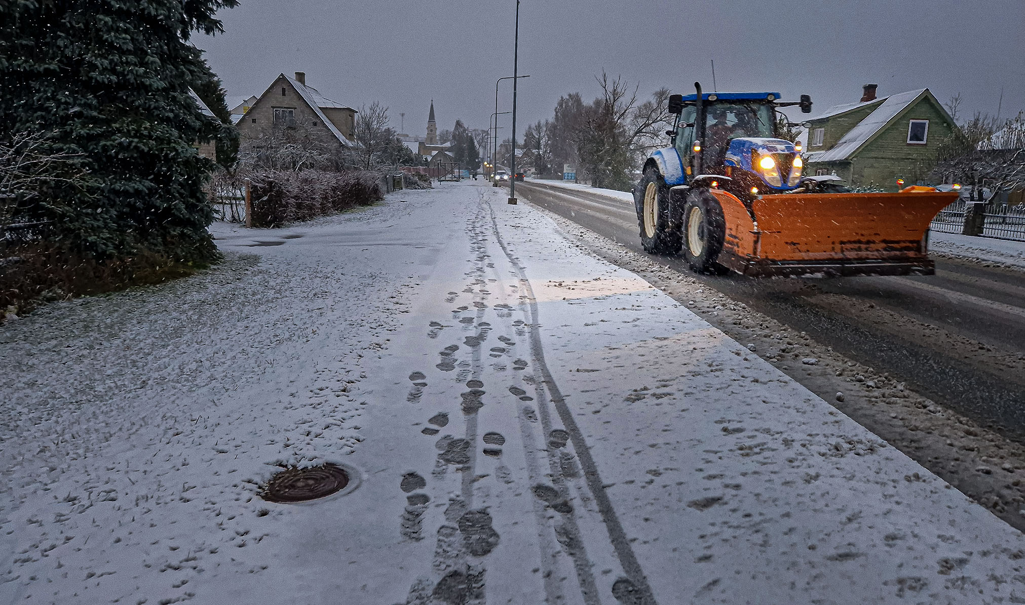 Kolmapäeva hommikul on libedad teeolud